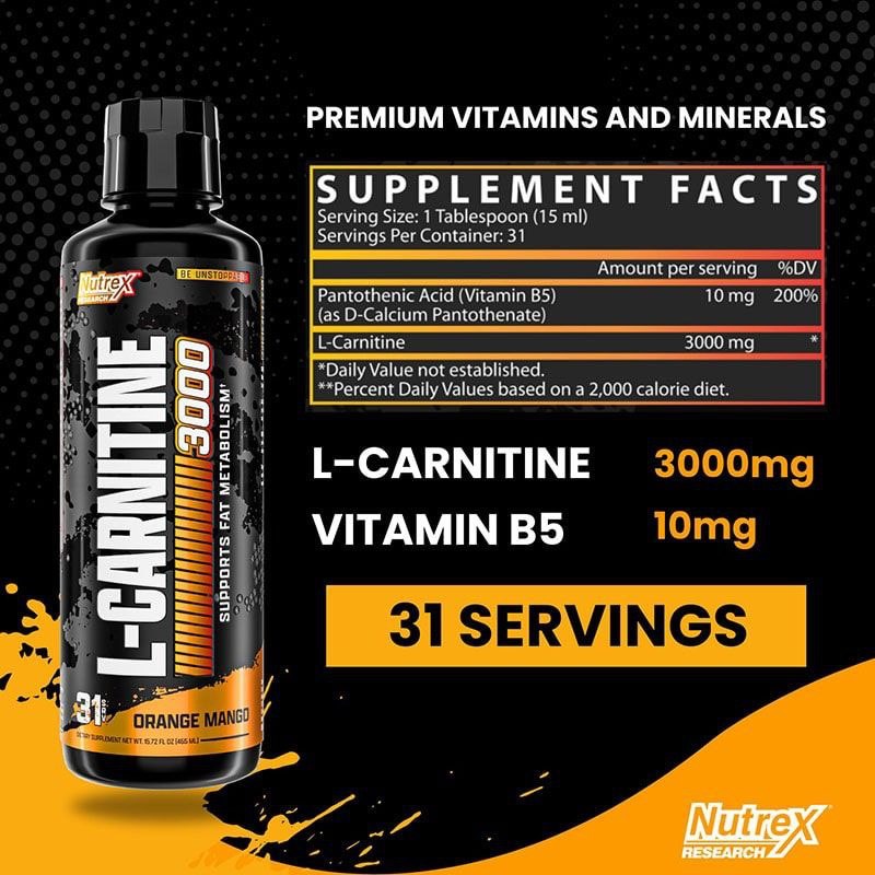 Nutrex L-Carnitine 3000 465ml Nutrex L-Carnitine 3000 465ml